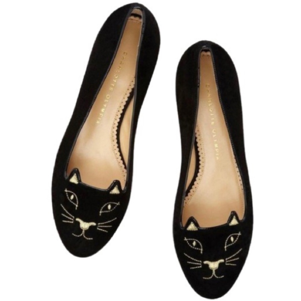 Charlotte Olympia kitty flats